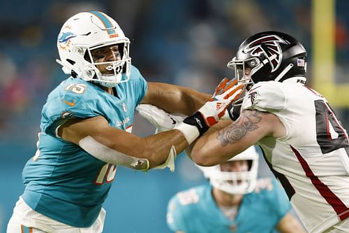 Miami Dolphins vs. Atlanta Falcons: Dolphins wider receiver Jaylen Waddle