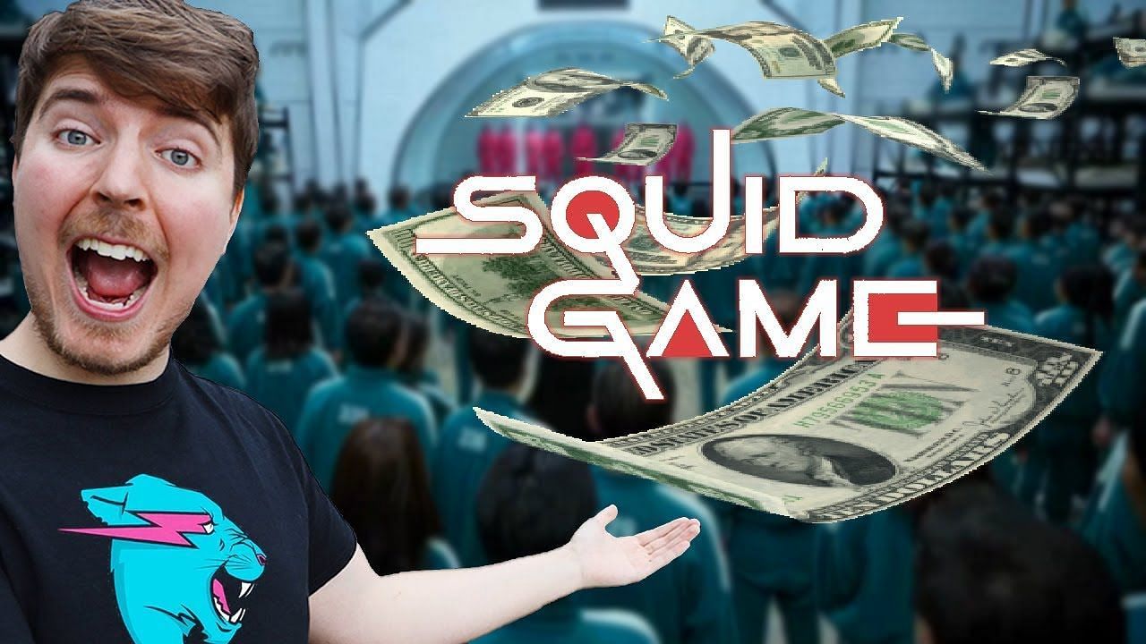 Mr. Beast recently confirmed he was going to recreate Squid Game (Image via YouTube)