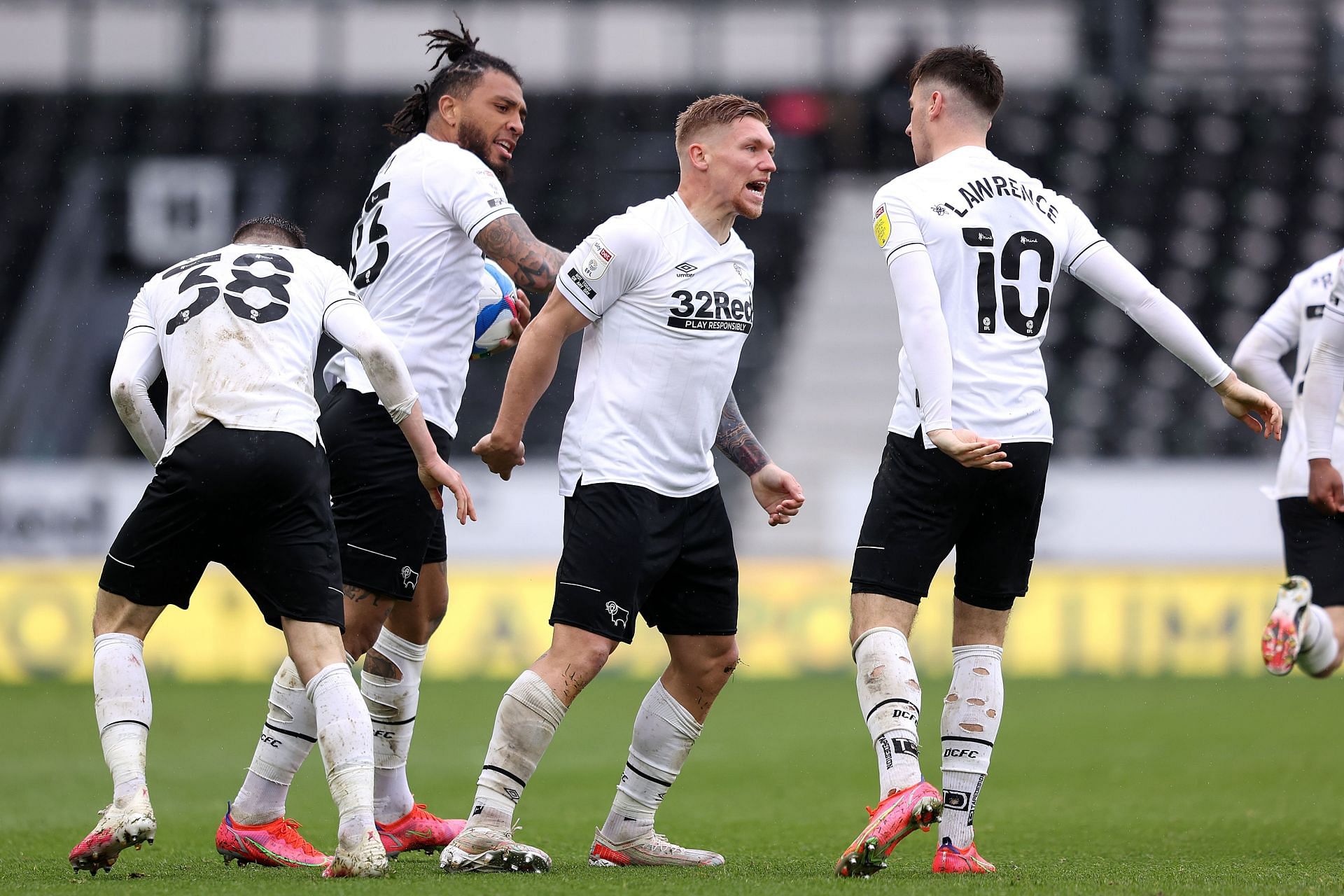 Derby County will host Luton Town on Tuesday