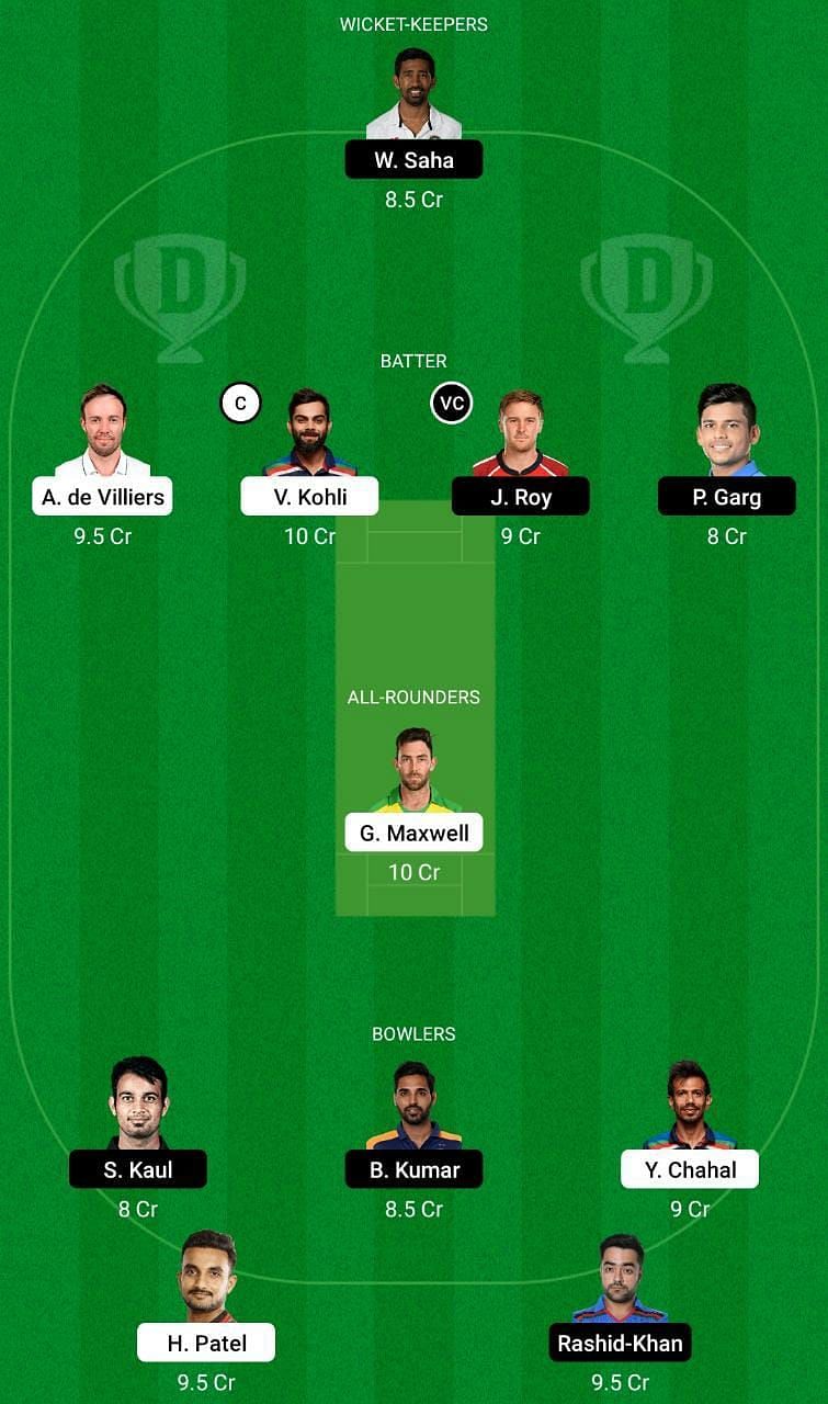 RCB vs SRH Dream11 Fantasy Tip #2