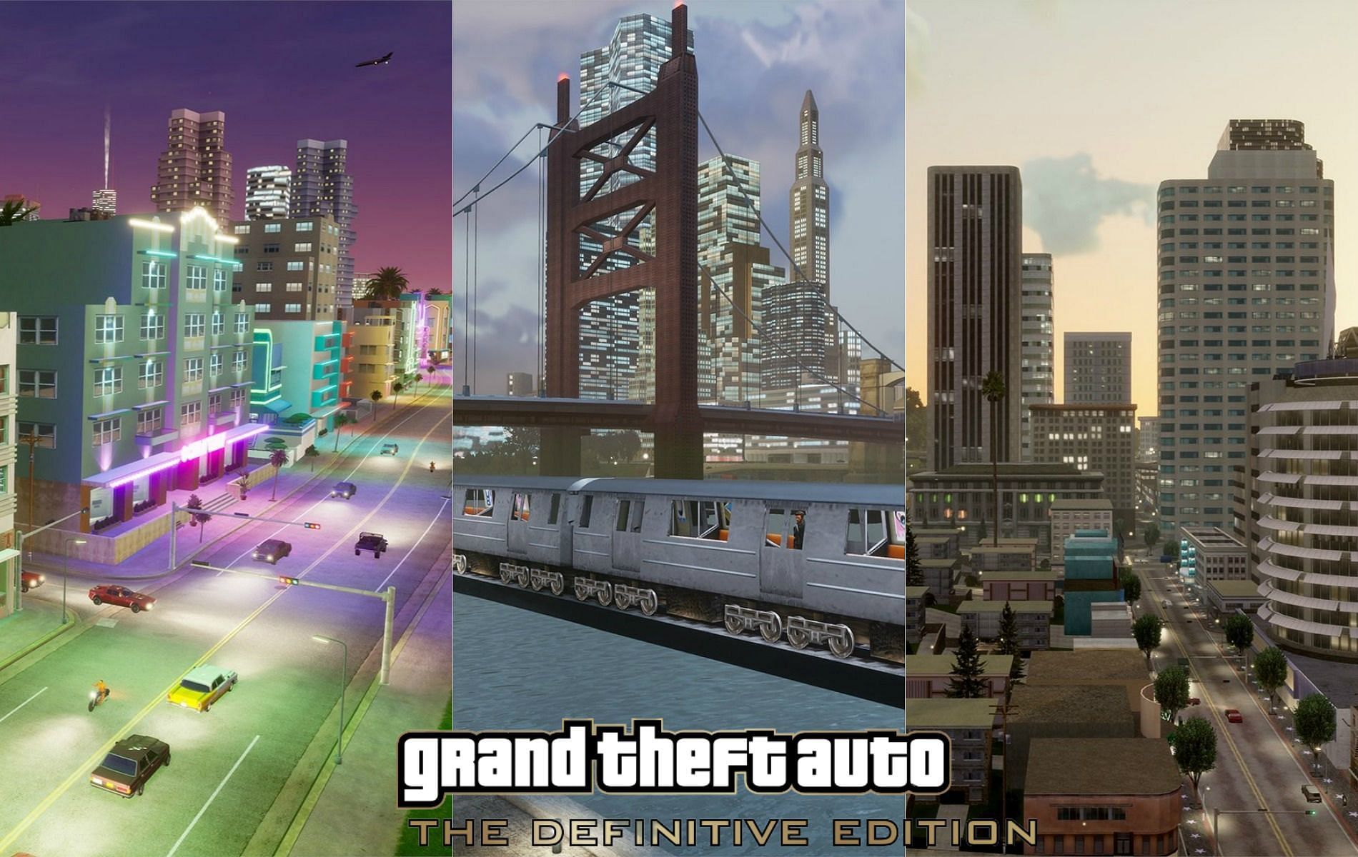 Grand Theft Auto: Vice City - The Definitive Edition Comparison Highlights  Improved Lighting and Shadows and More