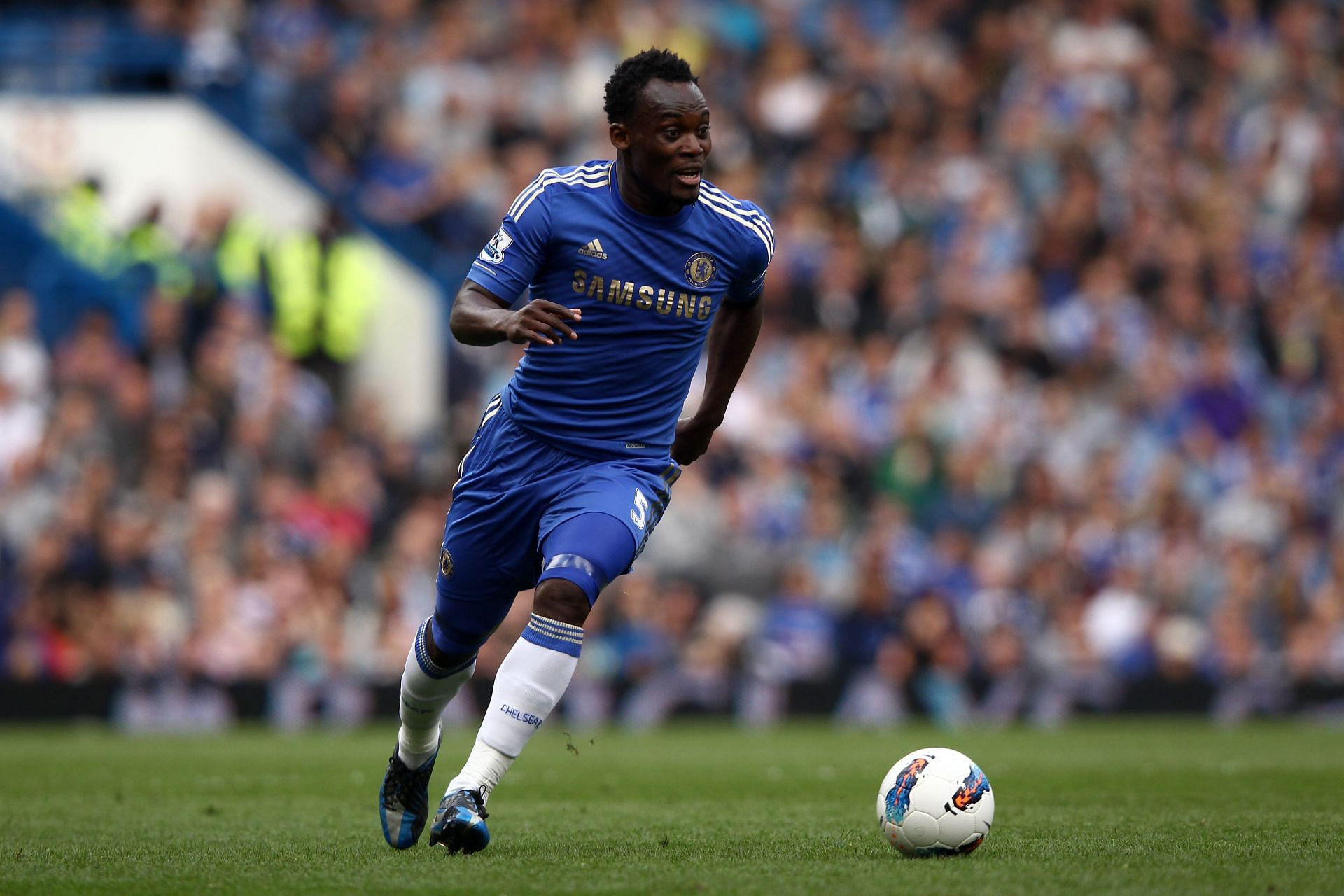 Michael Essien made his name as a combative defensive midfielder.