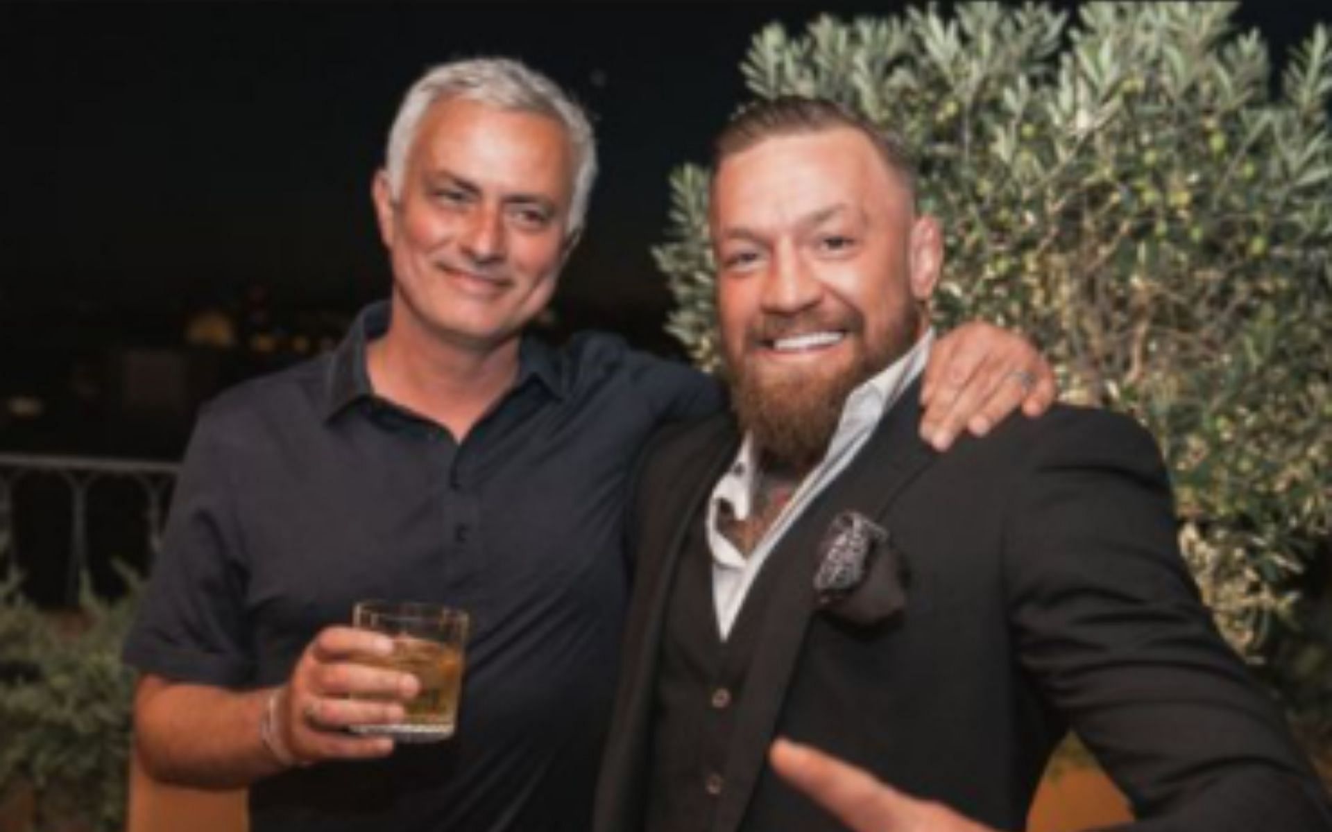 Jose Mourinho (left) &amp; Conor McGregor (right) [Image Credits- @thenotoriousmma on Instagram] Jose Mourinho (left) &amp; Conor McGregor (right) Conor McGregor (left) &amp; Jose Mourinho (right)