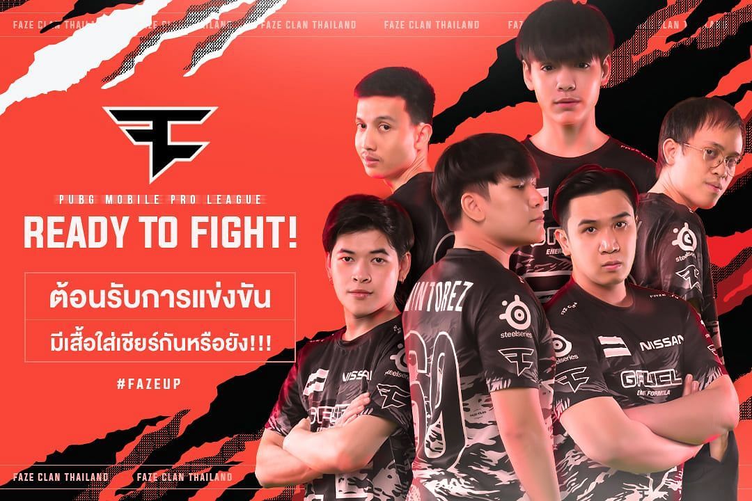 Faze Clan emerges table-toppers after PMPL SEA Championship Super weekend 3 day 2 (Image via Faze Clan Thailand)