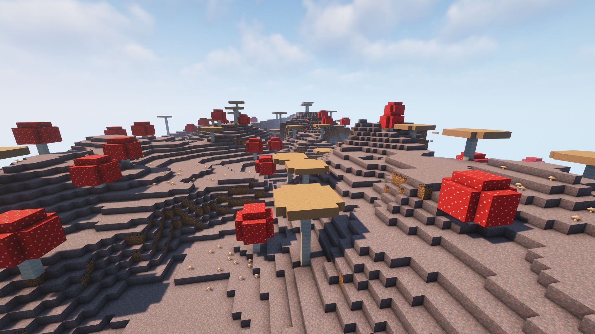 Mushroom fields biome (Image via Minecraft)
