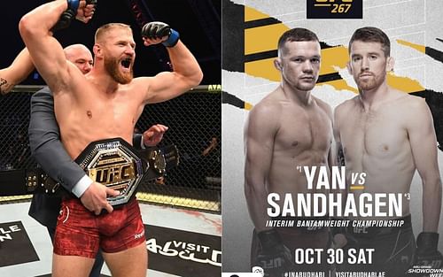 Jan Blachowicz (left) and Petr Yan vs Cory Sandhagen (right) [Image credits: @janblachowicz and @enterthesandman135 on Instagram]