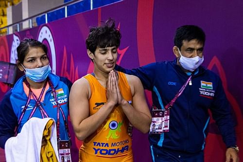 Anshu Malik creates history at the world wrestling championships. (©UWW)