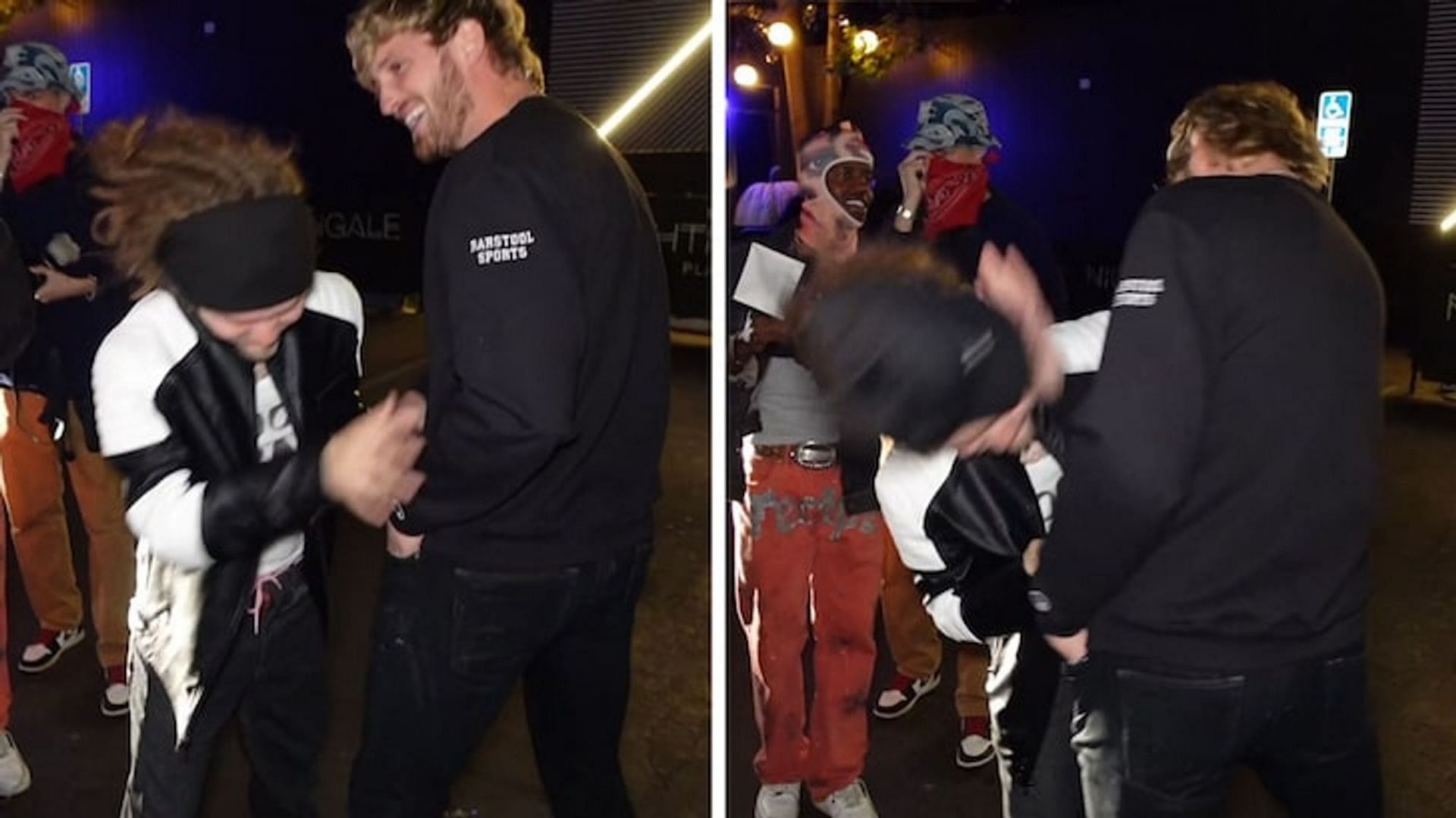 Logan Paul attacking stranger outside club leaves internet divided (Image via The Daily Stardust)