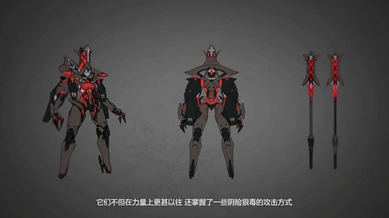 One of the new enemies&#039; designs (Image via Honkai Impact 3rd)