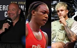 "I hope he runs into her somewhere and she knocks him the f**k out" - Dana White on Claressa Shields' war of words with Jake Paul