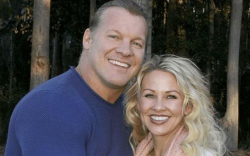 Chris Jericho and his wife Jessie Lockhart