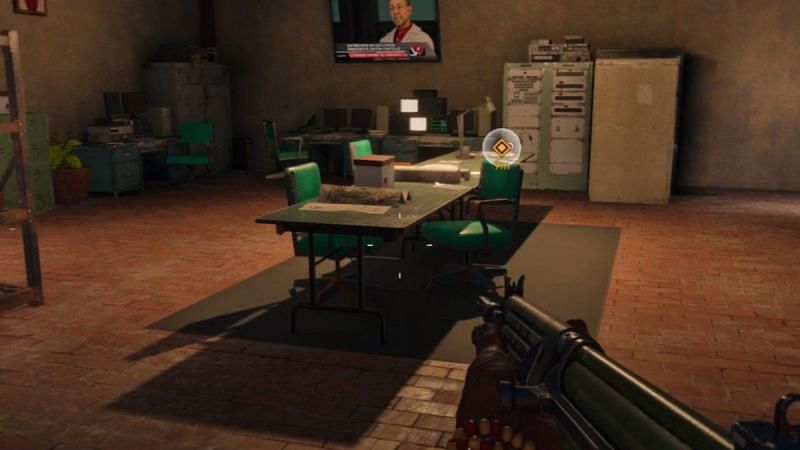 The table holding the Fort Quito key in Far Cry 6 (Image via Ubisoft)