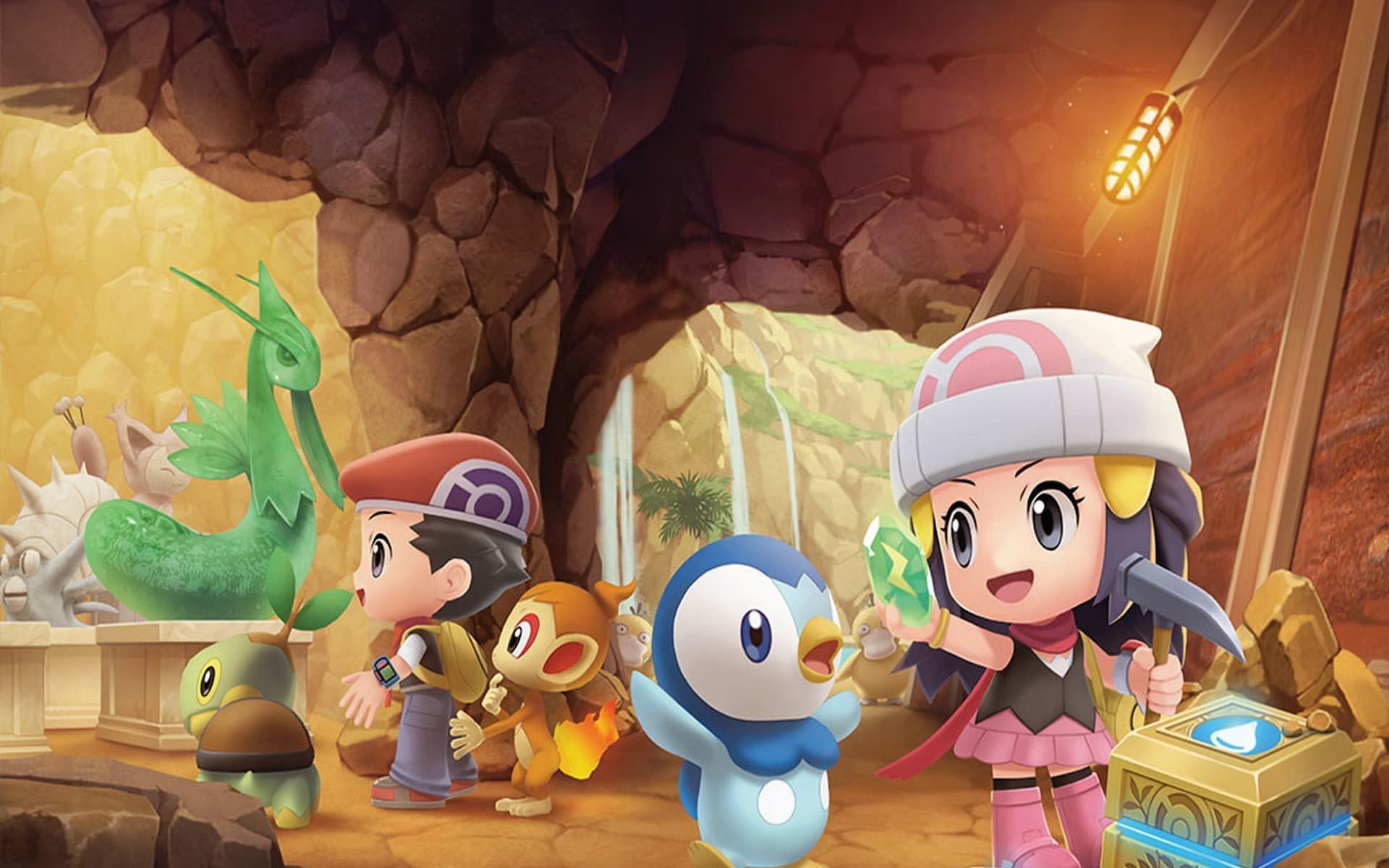 A promotional image for the Sinnoh Underground in Pokemon Brilliant Diamond and Shining Pearl. (Image via ILCA)