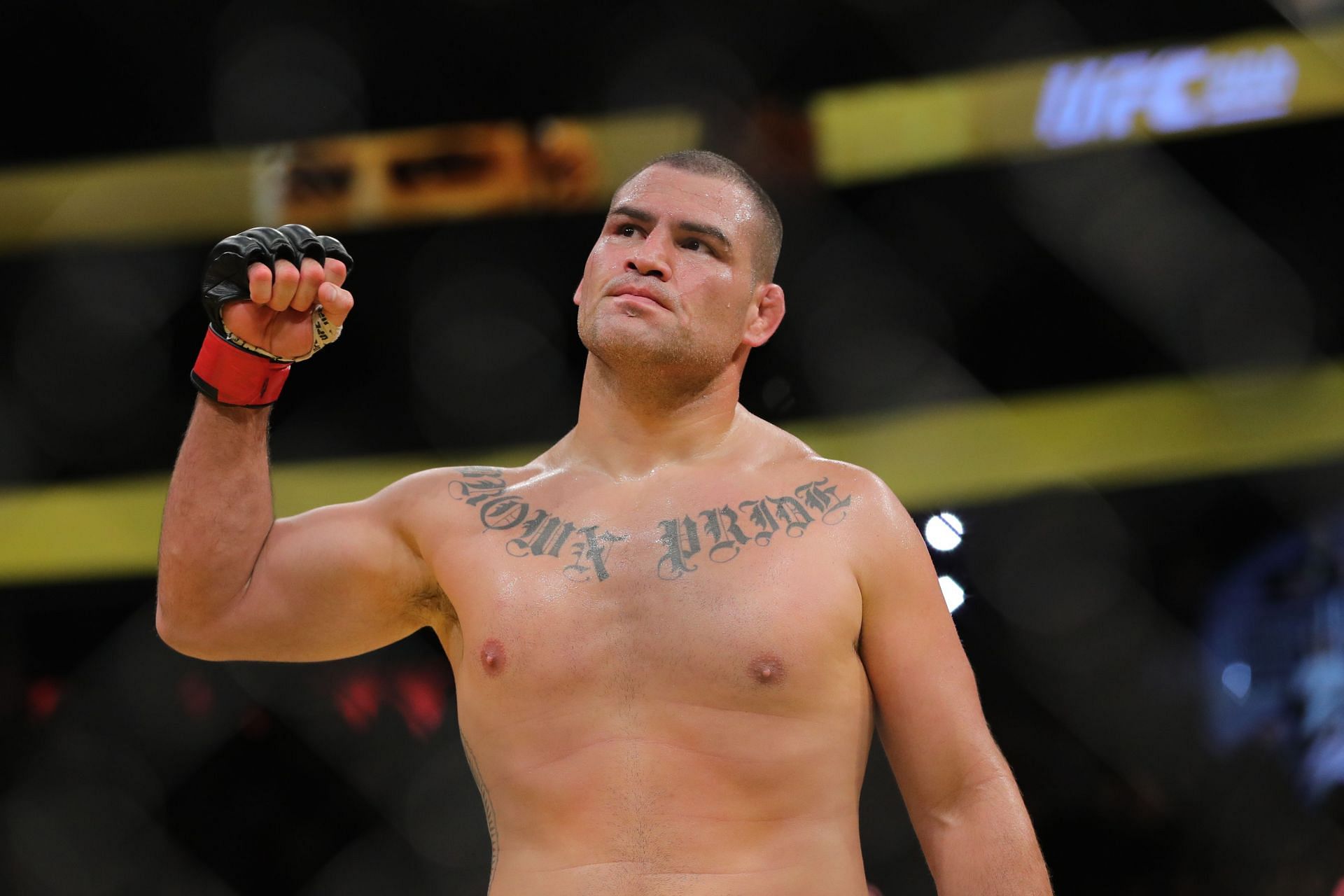 UFC 200: Tate v Nunes - Cain Velasquez in the octagon