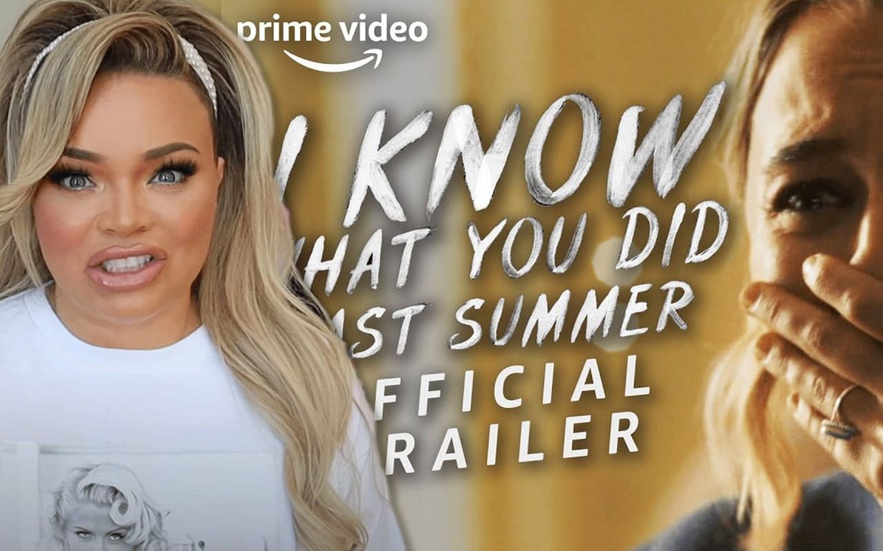 Trisha Paytas&#039; mention on I Know What You Did Last Summer series leaves internet divided (Image via YouTube &amp; Prime Video)