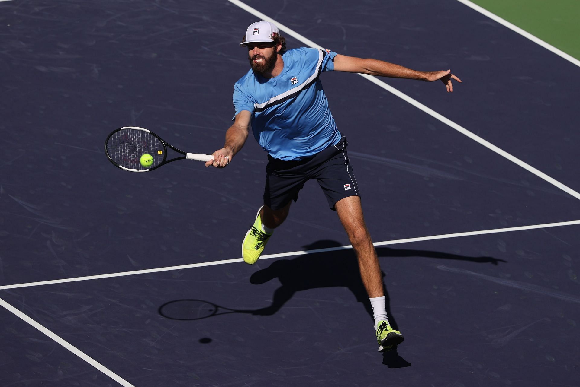 Reilly Opelka at the BNP Paribas Open.