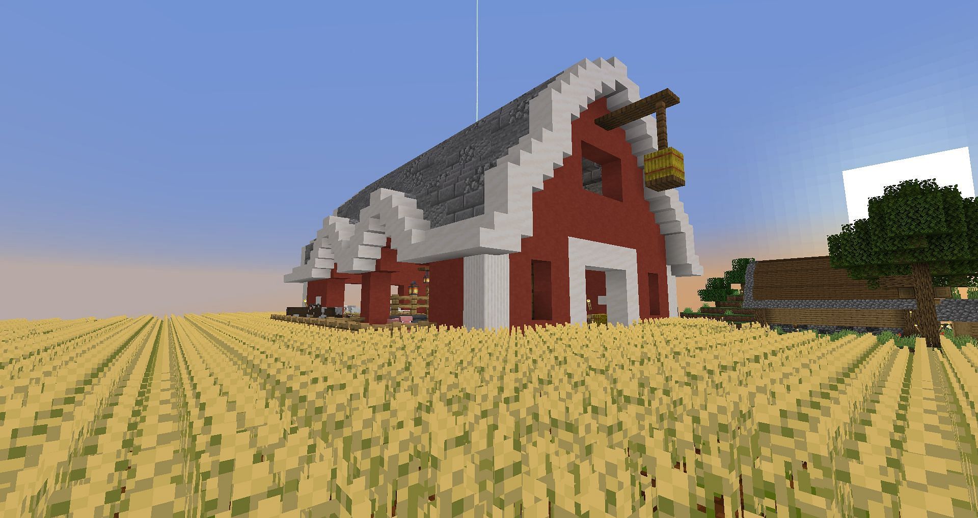 minecraft barn farm