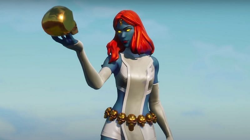 Mystique Marvel skin from the Nexus War is required for this glitch (Image via Epic Games)