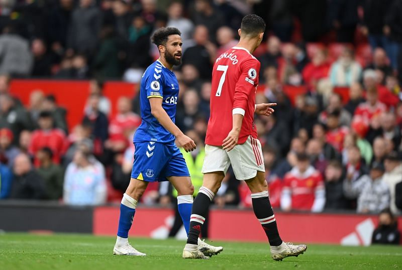 Andros Townsend copied Cristiano Ronaldo&#039;s iconic celebration. (Photo by Michael Regan/Getty Images)