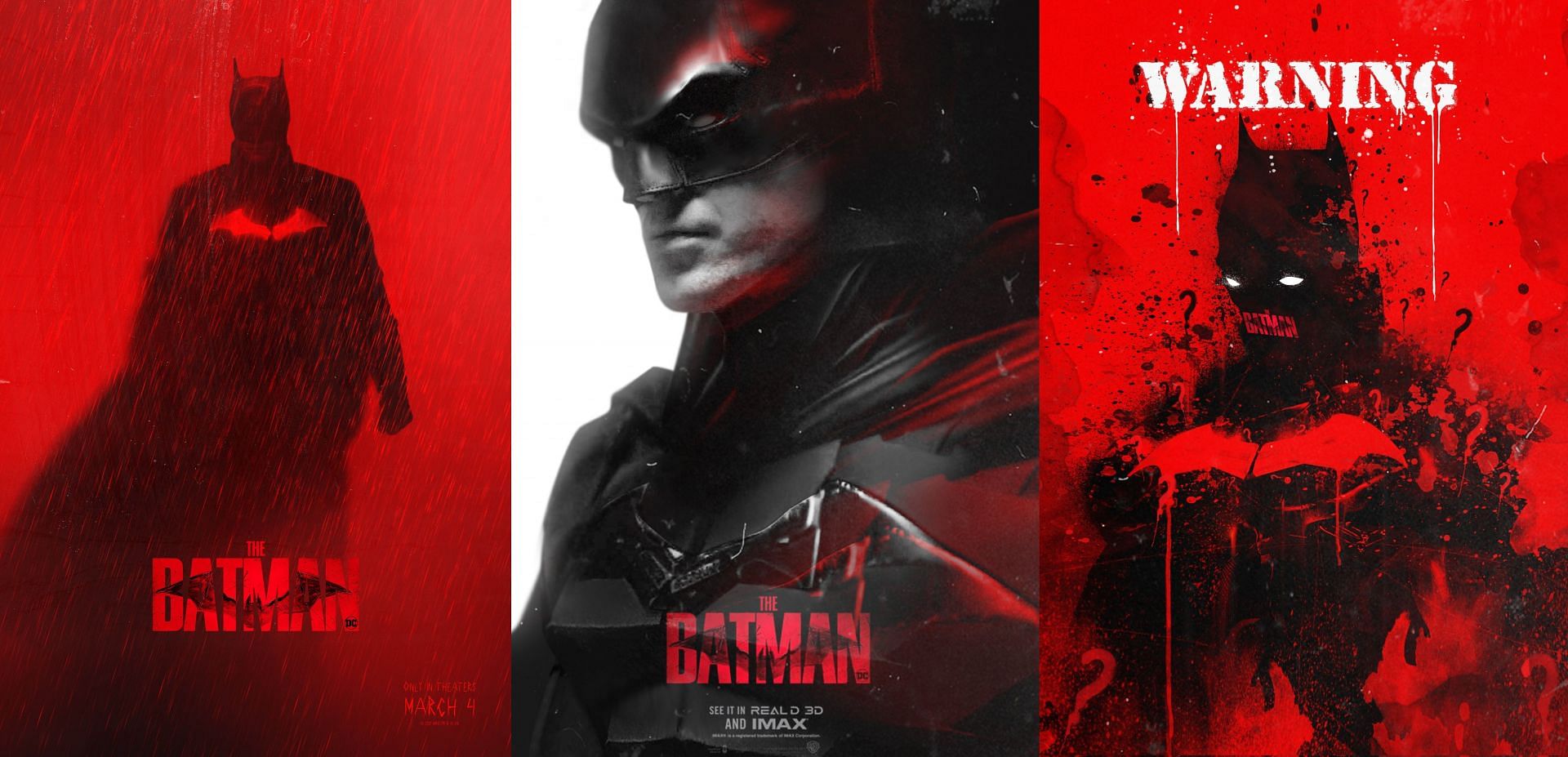 The Batman poster (Image via Warner Media/ DC and BossLogic)