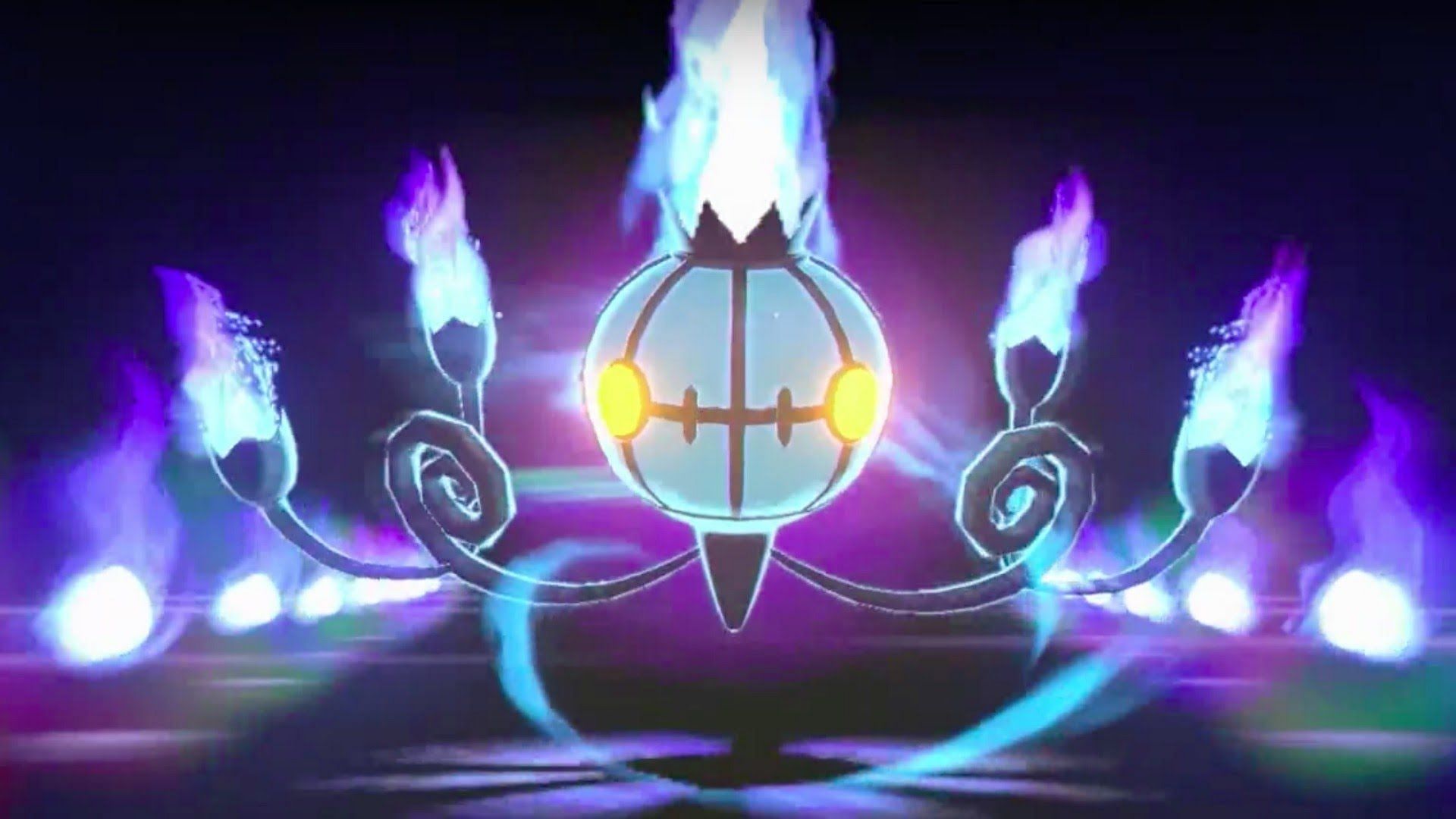 Chandelure as it appears in Pokken Tournament (Image via Bandai Namco) .