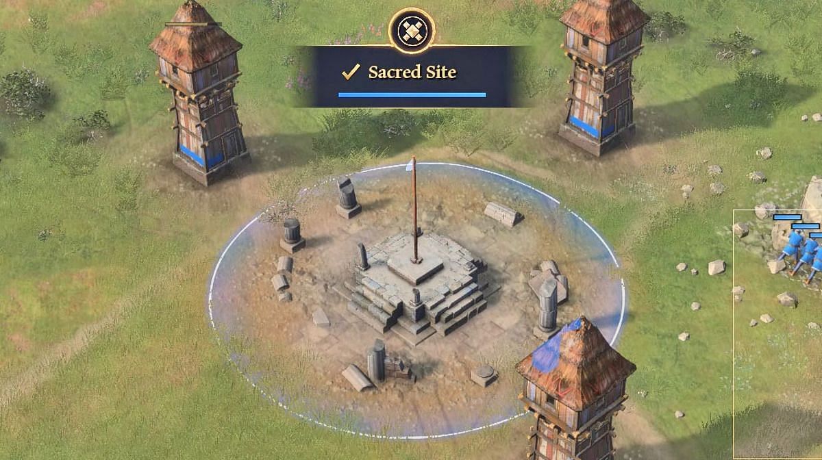 A sacred site in Age of Empires IV. (Image via Relic Entertainment)