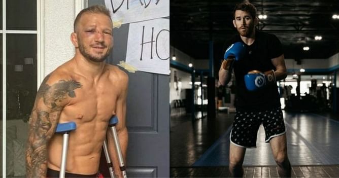 "It was so loud" - T.J. Dillashaw details the punishment his knee sustained in the 'last 10 seconds of the first round' against Cory Sandhagen