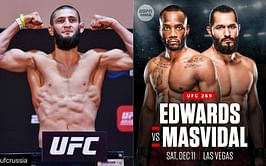 "Nothing special with these guys" - Khamzat Chimaev casts his prediction for Kamaru Usman vs. Colby Covington and Leon Edwards vs. Jorge Masvidal