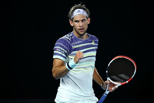 Dominic Thiem at the 2020 Australian Open