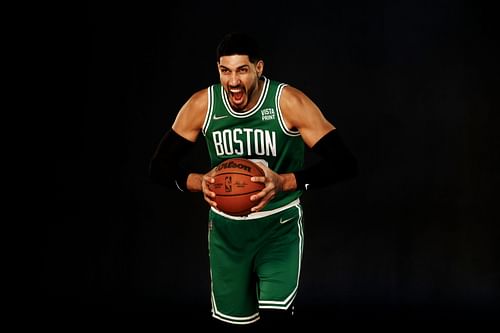 Enes Kanter at Boston Celtics Media Day