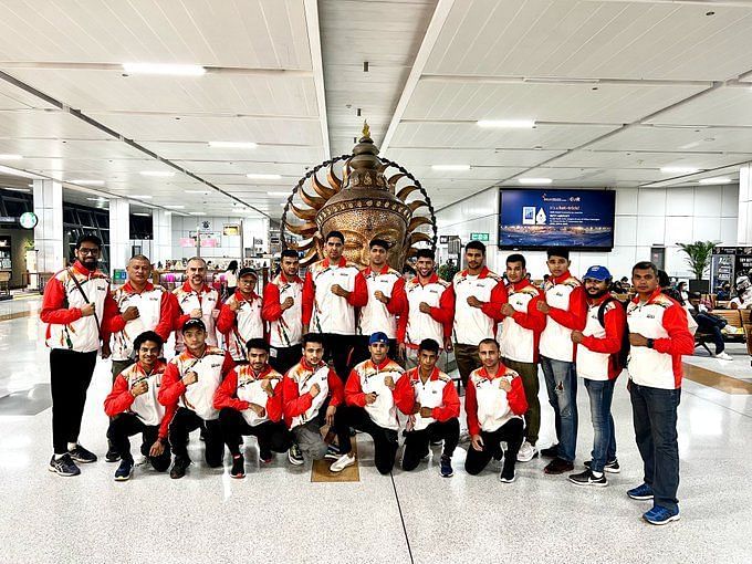 Men&#039;s boxing team leaves for Belgrade for World Boxing Championships. (Twitter/BFI)