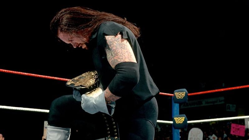 The Undertaker wins the WWE Championship for a second time at WrestleMania 13