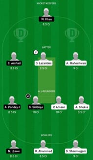 Dream11 Team for Zagreb Sokol vs Ljubljana - ECS Croatia T10 2021.