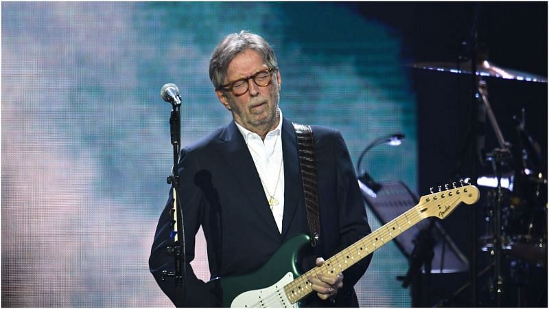 Eric Clapton performs at The O2 Arena in 2020 (Image via Getty Images)
