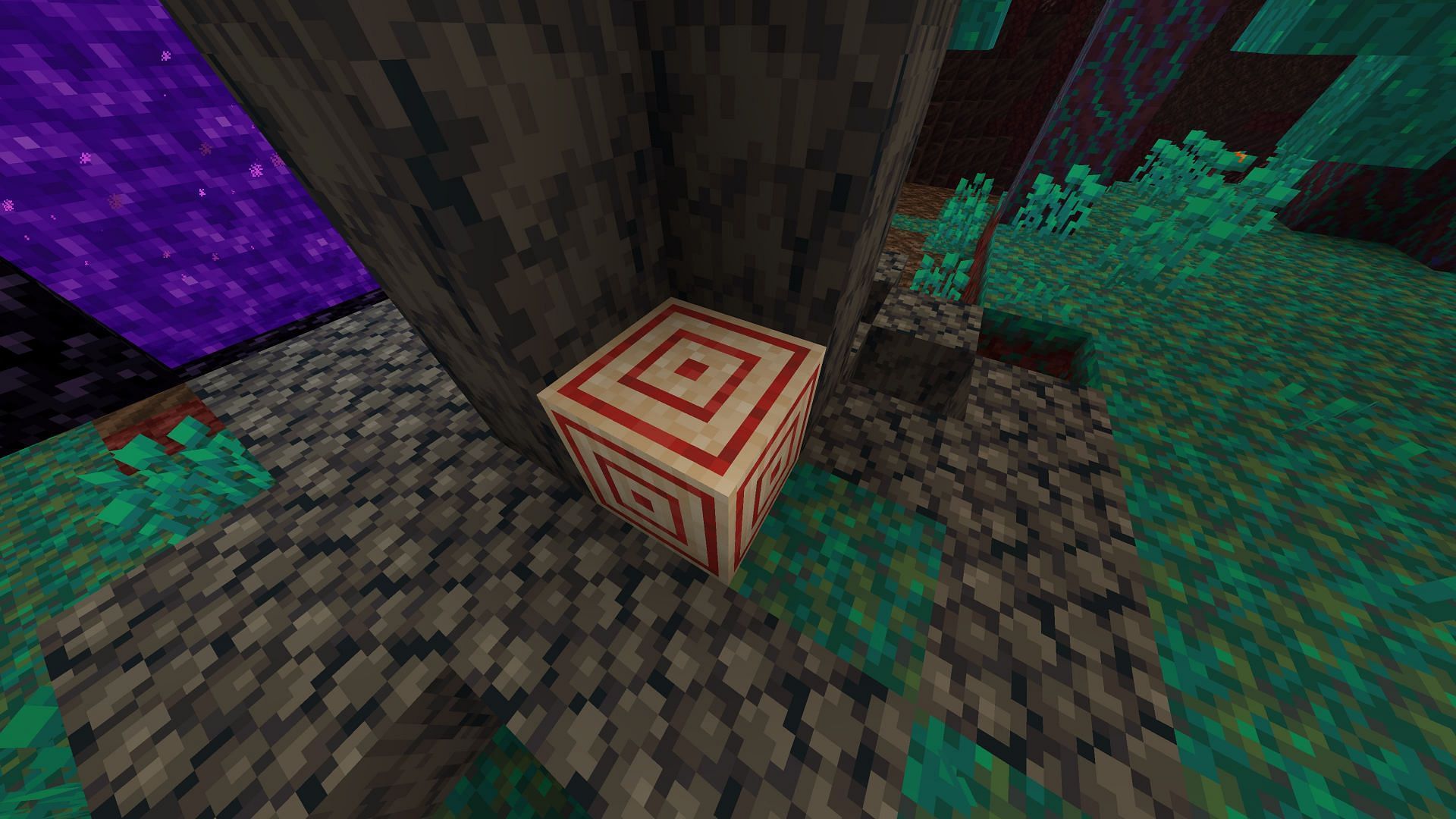 Target blocks are used for target practice and a redstone emission (Image via Minecraft)