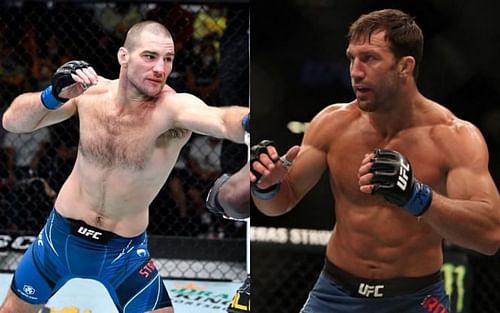 Sean Strickland (left) and Luke Rockhold (right)