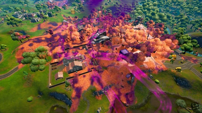 The Wasted Woods is one of the most underrated landing spots in Fortnite Chapter 2 Season 8 (Image via FNAssist/Twitter)
