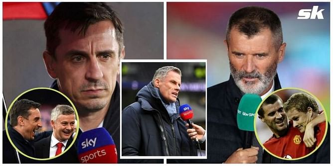 “The excuses have got to stop at Manchester United” - Jamie Carragher slams Gary Neville and Roy Keane for defending Solskjaer because ‘he is their mate’
