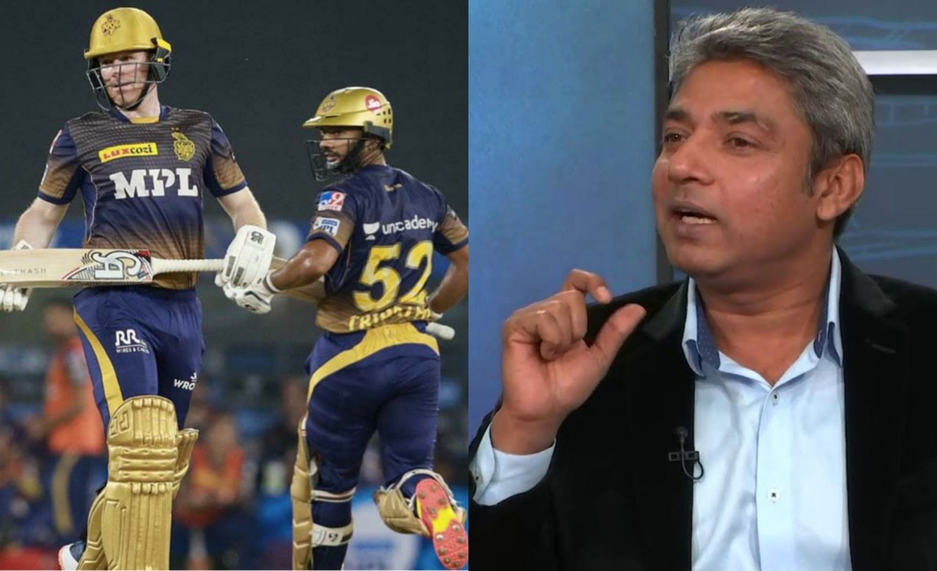 Ajay Jadeja (R) opined that KKR didn&#039;t play according to the conditions in the IPL final