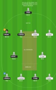 ORG vs GRN Dream11 Team 1