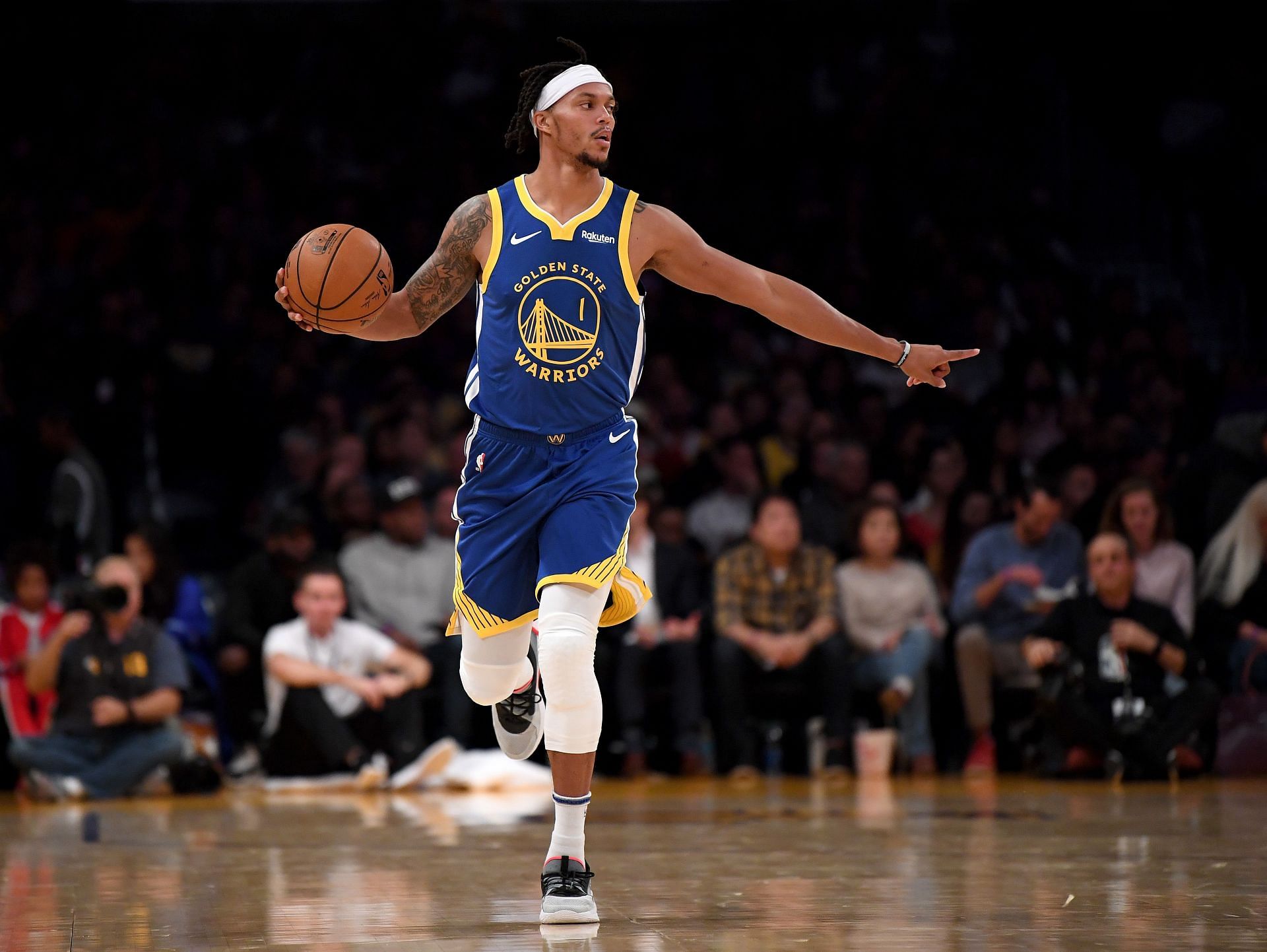 Damion Lee of the Golden State Warriors in 2019