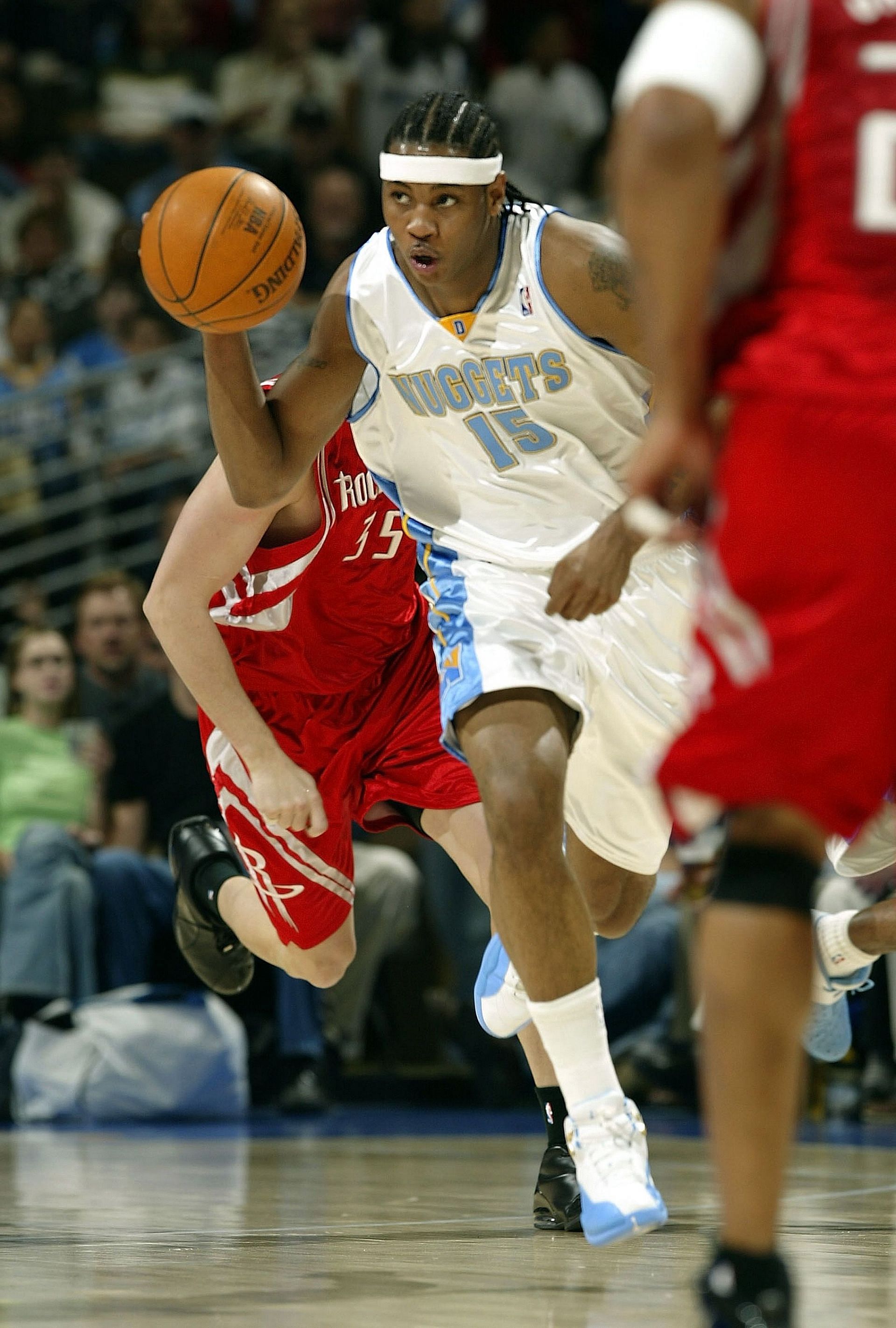 Carmelo Anthony made his NBA debut today in 2003