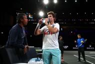 Dominic Thiem during the 2019 Laver Cup