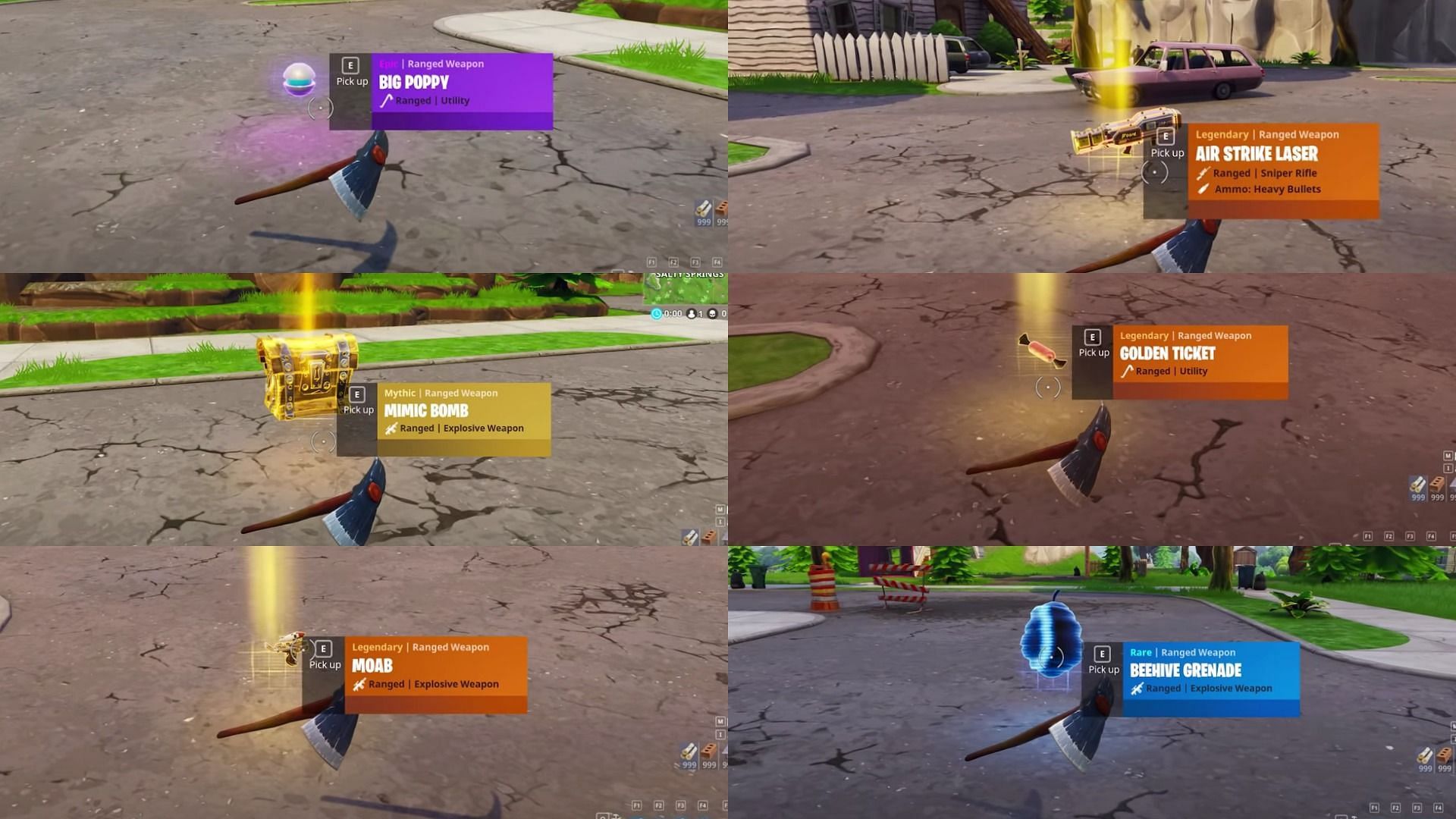 Overpowered weapons in Fortnite that were never released (Image via Sportskeeda)
