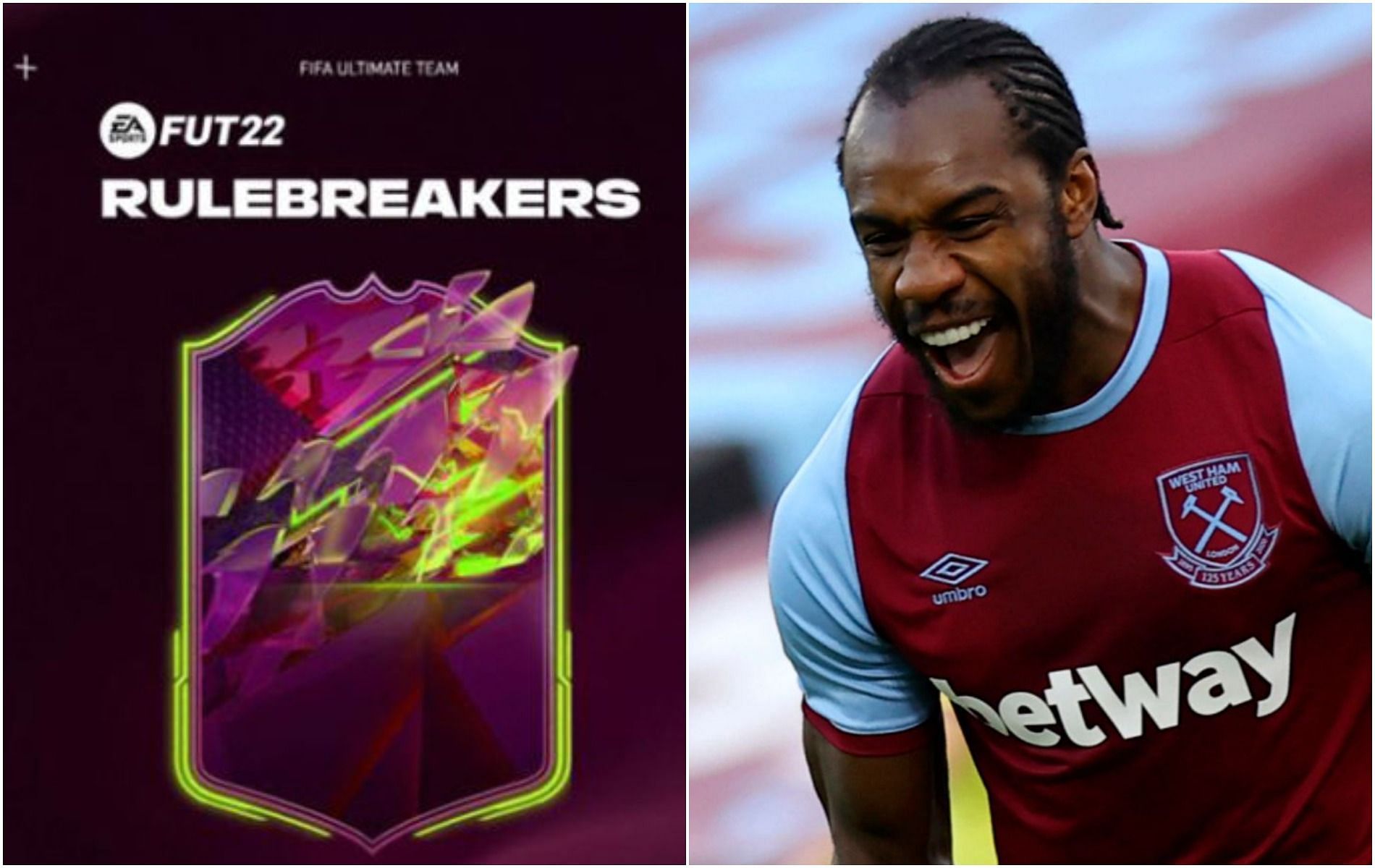 Michail Antonio Rulebreakers card is available as part of weekly objectives in FIFA 22