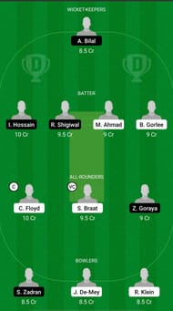 NED-XI vs AUT Dream11 Prediction - European Cricket Championship