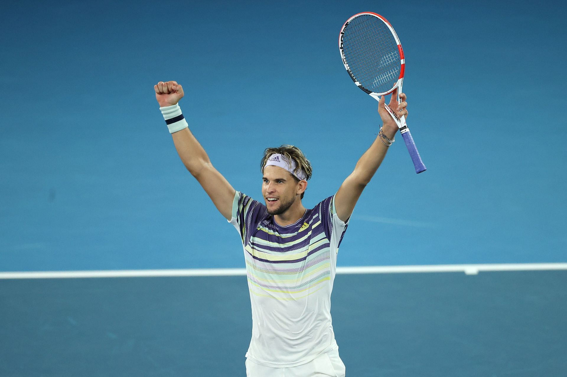 Dominic Thiem at the 2020 Australian Open - Day 12