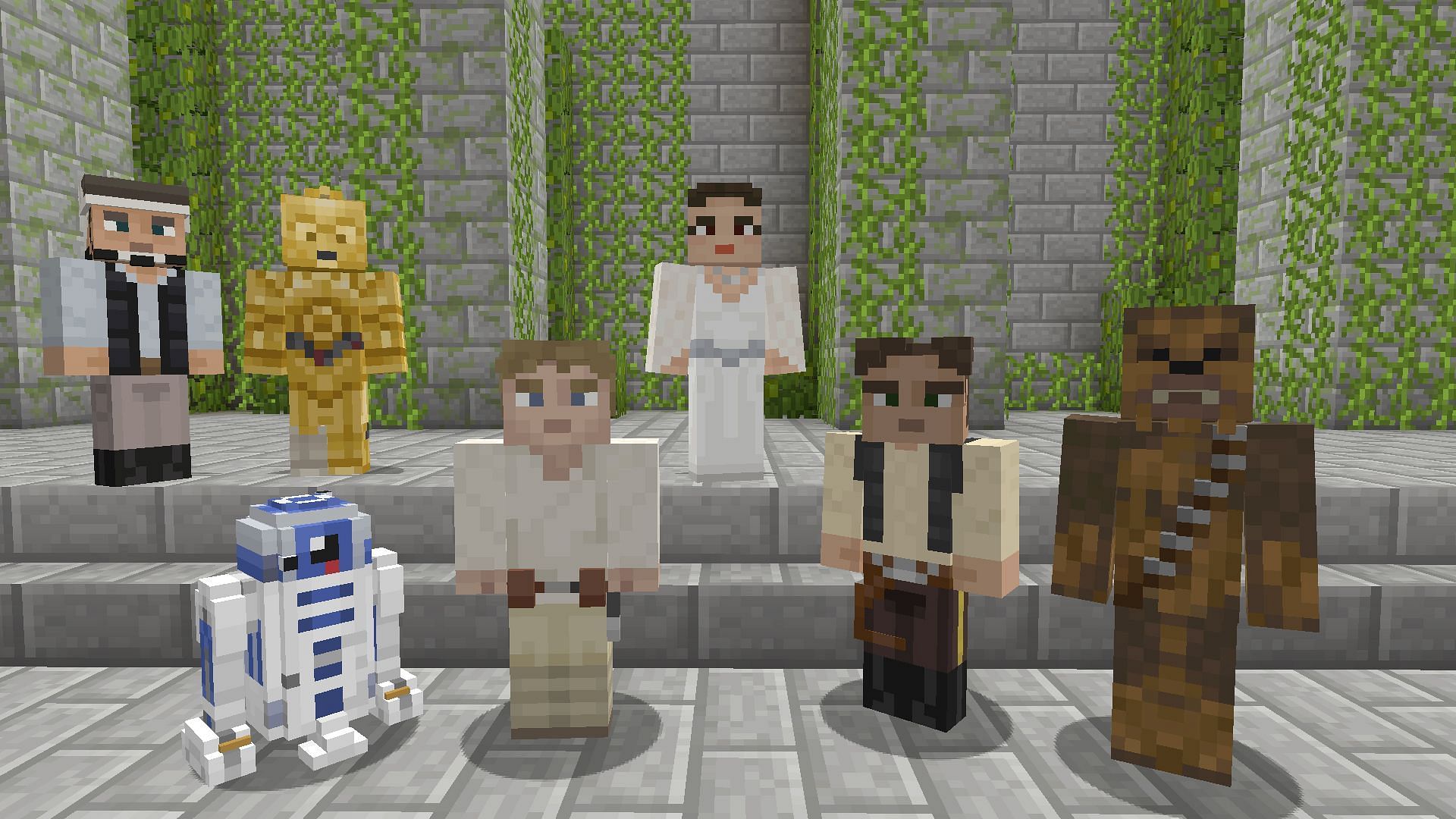 Star Wars Classic has some capes available for Bedrock players. (Image via Mojang)