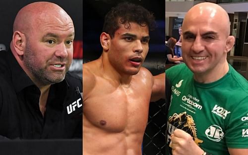 Dana White, Paulo Costa, and Wallid Ismail [Photo via @wallidjfc]