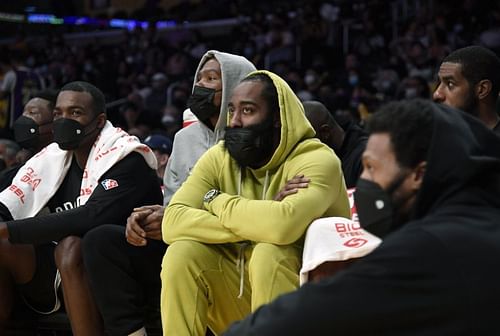 Brooklyn Nets superstars James Harden and Kevin Durant